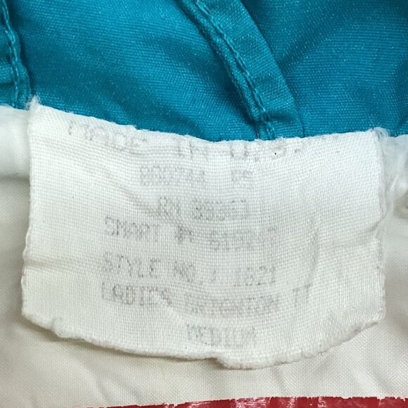 Vintage Roffe Pullover Half Zip Ski Jacket Women's Size Medium Pink Blue‎ White - Picture 5 of 10